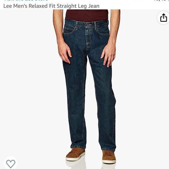 Lee Other - Lee Men's Relaxed Fit Straight Leg Jean in Medium Stone, 38 x 36. NWT!
